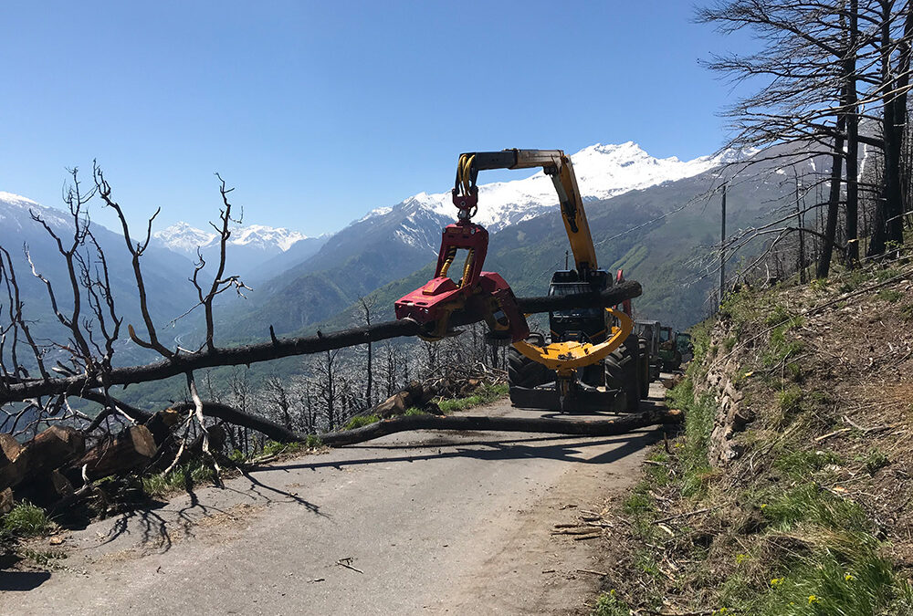 Interventi urgenti di protezione civile  nei comuni di Bussoleno, Chianocco e Mompantero